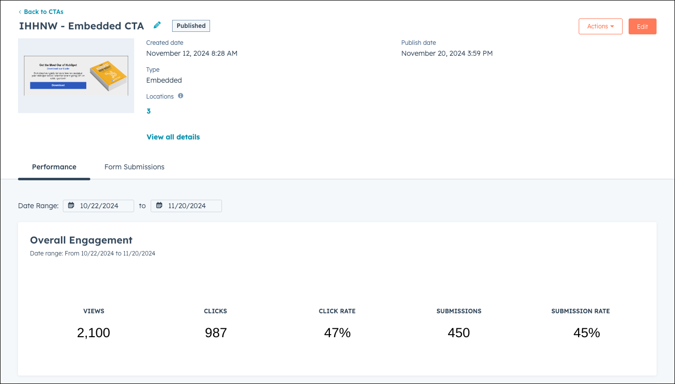 CTA Stats